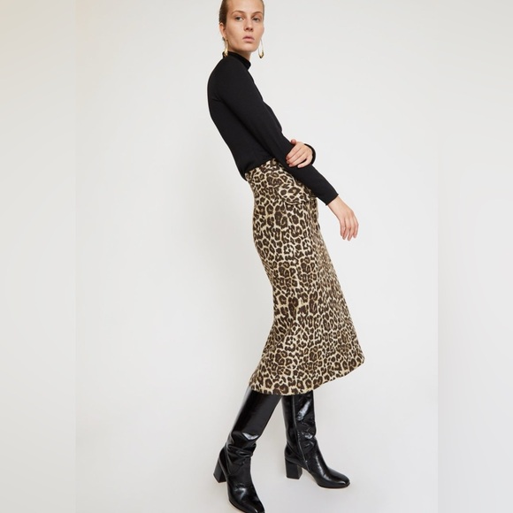 No 6 Sylvia skirt leopard - Picture 3 of 7